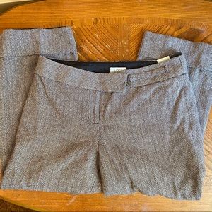 Cropped lined slacks